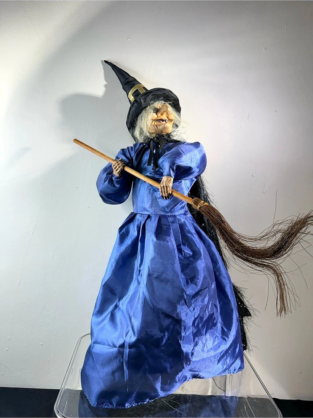 Blue Witch Holiday Decor